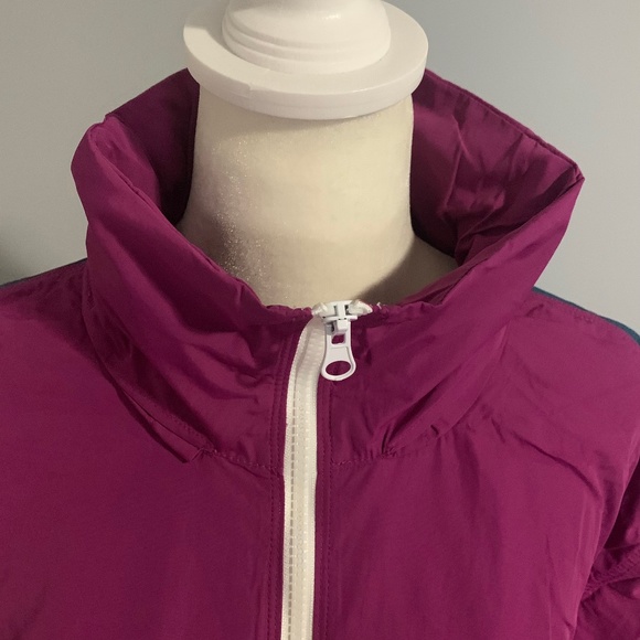 Free People NEW Highline Jacket XS Colorblock Hidden Hood Bomber Lightweight - Picture 8 of 11